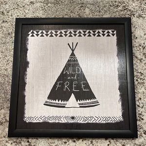 Wall Decor - Wild & Free Teepee